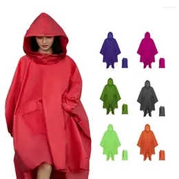 Raincoats Raincoat Women Men Impermeable Rain Poncho With Two Pockets Jacket Coat Hooded Lightweight Outdoor Hiking Hunting