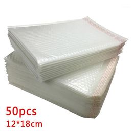 50PCS PE Self Seal Bubble Bag Mailer Padded Envelope Bag Packaging Envelope Wedding Gift Envelopes1229f