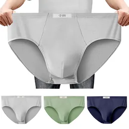 Underpants Bulge Enhancing Men's Briefs Underwear Sexy Bikini Modal Moisture Wicking Oversized 7xl Quick Dry Boxer Sports For Men Gift Box
