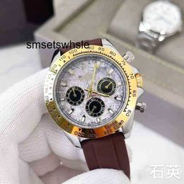 Automatic Mechanical Watches Designer Luxury Timing Famous Wrist Function Three Full Eye Tape Men's Leisure Fashion