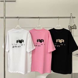 Mens T Shirt Designer for Men Womens Shirts Fashion Tshirt with Letters Casual Summer Short Sleeve Man Tee Woman Clothing Asian Size aaa