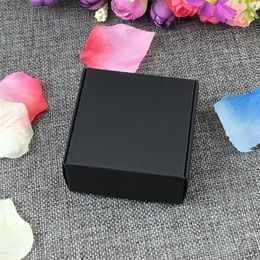 Jewellery Pouches Bags 50pcs 7 5 7 5 3cm Gift Kraft Box Boxes Blank Package Carry Case Cardboard Display For Accessory Accept Custo243O