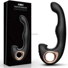 Vibrators Sex Shop Tickling Prostate Massager Vibrator Heating Vibrating Butt Plug10 Speed Finger Anal Masturbation Sex Toys For Men Gay