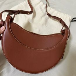 Top Quality Designer Bag Luxury Cowhide Half Moon Shoulder Bag Crossbody Bag Underarm Bag Fashion Classic Women'S Tote Bag