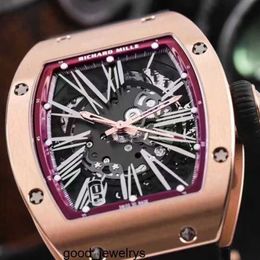 Swiss Watch RM Wrist Watch Richards Milles Wristwatch Rm023 Women's Rm023 Carbon Fiber Copper Nickel Zinc Alloy Sports Machinery Hollow