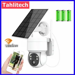 Security Camera Solar CCTV Video Surveillance Two-way Audio PTZ Wireless IP Outdoor