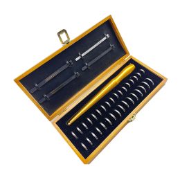 Equipments HK Ring Mandrel Stick Finger Gauge Set 133 Ring Sizer Measuring Tool Kit for Jewellery Making