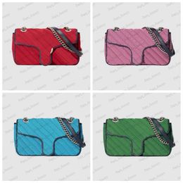 Crossbody Totes Shoulder Bags for Women Designers Handbag Velvet bag Sliding Chain Strap Antique Hardware Silk Lining Phone Purse269P