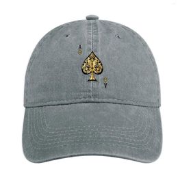 Ball Caps Ace Of Spades Cowboy Hat In The Western Hats Women'S Beach Visor Men'S