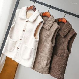 Women's Vests Plus Size Spring Autumn Vest Women Winter Warm Thick Fleece Clothing Sleeveless Jacket Ladies Waistcoat