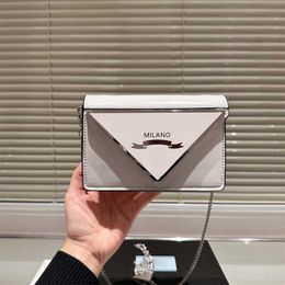 Big Triangle Designer Bag Pbag Luxurys Crossbody Bags Women Hobo Shoulder Purse Leather Tote Chain Design Handbag Black Wallet Fashion