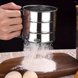 Baking Tools Hand-held Flour Sifter Powdered Sugar Shaker Kitchen Tool Household Stainless Steel Powder Cup