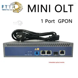 Fibre Optic Equipment Mini GPON OLT FTTH Telnet CLI WEB Manage Function Single Port 1PORT 1:128 Compatibile XPON ONU