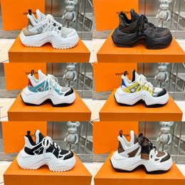 2024 new Shoes Designer men Sneakers Fashion Casual Lace-up Thick Bottom Archlight 2.0 Top dad sneakers Luxury Runner Trainer Woman Thick Platform Casual Flats suede