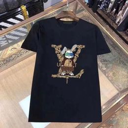 Tamanho Asiático S-5XL Designer T-shirt Casual MMS Camiseta com Monograma Impressão Manga Curta Top para Venda Luxo Mens Hip Hop Roupas 002