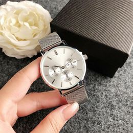watch for mens Three Eyes watch designer woman With Box Auto Movement 40mm Quartz business high quality White casual Watchs montre de luxe