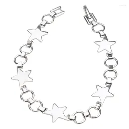 Charm Bracelets Five-pointed Star Retro Bracelet Female Cold Wind Fashion Simple Hip-hop Jewellery