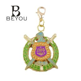 charms 10Pcs Greek Fraternity Shield Diy Charm for Bracelet or Necklace