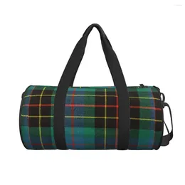 Duffel Bags Rustic Green Travel Bag Plaids Holiday Luggage Sports Large Cute Gym Men's Pattern Oxford Fitness