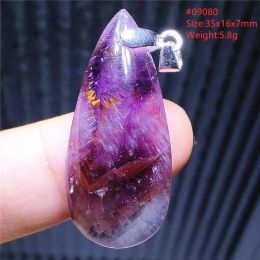 Pendants Natural Red Auralite 23 Canada Pendant Water Drop Women Men Rare Necklace Fashion Stone AAAAA