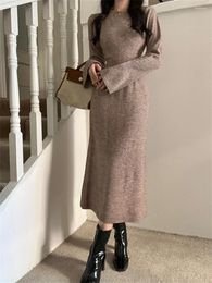 Casual Dresses Alien Kitty Sweaters Dress Women Chic Slim Spring Party Gentle Hollow Out 2024 Lady Daily Knitted Elegant Warm Office