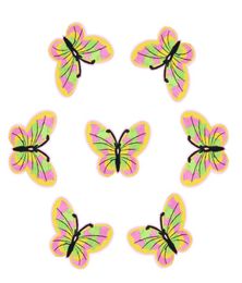 10 pcs Colourful Butterfly patches insect badges for clothing iron embroidered patch applique iron on patches sewing accessories6336462