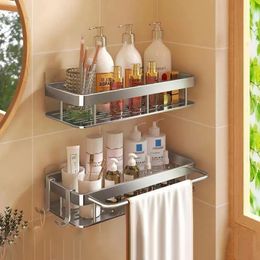 Bathroom Shelves Shelf Shower Storage Rack Holder Shampoo Toilet Organiser 240118