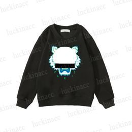 Designer Kids Sportswear Boys Girls Luxury Brand Tiger Printed Pullover Sweatershirt Medium And Large Kid Tops Children Sweater SDLX Luck
