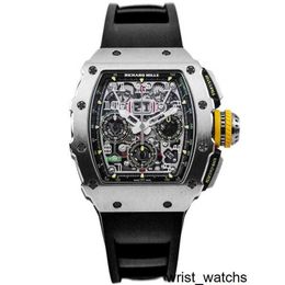 Pilot Watch RM Wrist Watch Richardmilli Wristwatch Rm11-03 Titanium Chain Up Wristwatch Single RM1103