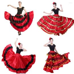Stage Wear The Of Spanish Woman Flamenco Rok Dance Costume Dress For Black Spain Adu Support Stomach Festival