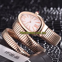 eternity 8 Colour Cheap High quality 103002 White Dial Swiss Quartz Womens Watch Rose Gold Case Double loop Bracelet Fashion Lady W174C