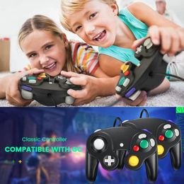 Game Controllers Gamecube Controller Wired Remote Gamepad Classic NGC Control Wii Joystick Retro Pad Accessories Video Console Joypad