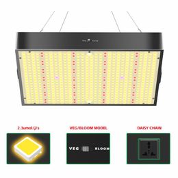 Full Spectrum Grow Light 1000W 1500W 576PCS LED High PPFD grow light with Veg Bloom modes for Greenhouse grow tent Indoor Lighting290v
