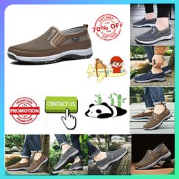 Designer Casual Platform Step on for middle-aged elderly people women work Brisk walking Autumn Comfortable wear resistant slip soft sole Dad's shoes