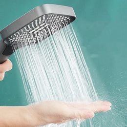 4 adjustable rain shower modes high flow shower head high-pressure water-saving shower mixer bathroom accessories 240130