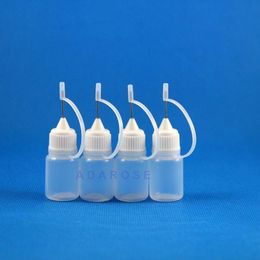 100 Pcs 5 ML LDPE with Metal Needle Tip Cap dropper bottle for liquid can squeezable Ilvaw Xwnpi