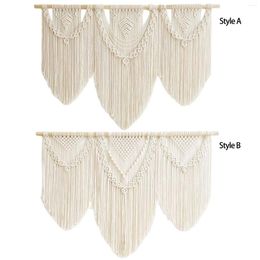 Tapestries Chic Macrame Wall Hanging Tassel Tapestry Art Decor Decoration Craft Handmade Hand Woven For Home Wedding Gifts