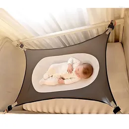 Kennels Infant Baby Hammock Born Kid Sleeping Bed Safe Detachable Cot Crib Swing Elastic Adjustable Net Bumpers In The