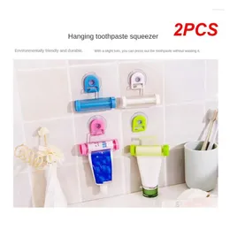 Bath Accessory Set 2PCS Toothpaste Divider No Waste Environmental Protection And Durability Suction Cup Hanging Type Submarine Design