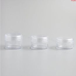 50 x High Quality 20G 25g Refillable Clear Empty Cream Jar 2/3oz Transparent Pot Display Case Cosmetic Packaginghigh qualtity Sqhij