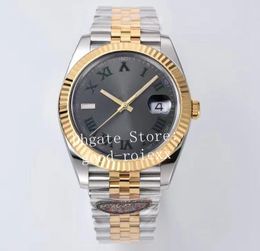 Men's Watches Men Automatic Cal.3235 Clean Watch Water Resistant 41mm Yellow Gold CleanF Eta Wimbledon 126333 Wristwatches