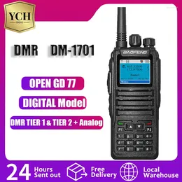 Walkie Talkie DMR DM-1701 Baofeng 2024 Launch Open GD77 Dual Mode Analogue And Digital Tier 1 2 Time Slot Ham Radio