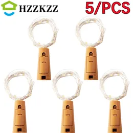 Strings 5 PCS Battery Powered Water Proof Cork Bottle Light 1m 2m 3m LED Bar Birthday Party Wine Stopper