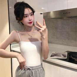 Camisoles & Tanks Skinny Comfortable Plush Cold-proof Autumn Winter Undershirts Warm Camisole Women Thermal Underwear Tops Tank