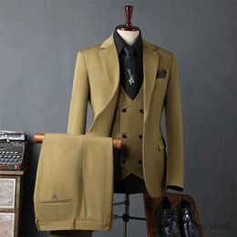 Men's Suits Blazers New Arrival Fahsion Grooms Wedding Dress Business Slim Fitting Suit Professional Formal Dress Mens Clothing Plus Size S-7XL