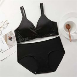 French High-end Victorian Sexy Back Without Steel Rings, Comfortable and Round, Naturally Gathering Underwear and Bra 19