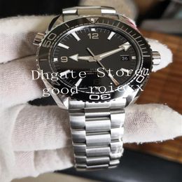 43 5mm SuperLumed VS Factory Ceramic Bezel Mens Automatic Cal 8900 Watch Master Liquidmetal Watches Men Aqua Dive 600m Ocean Wrist325E