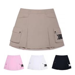 Golf Women Short Skirt Fashion Simple Anti-exposure Slim Sports Tennis Skort Pants Korean Style Ladies Golf Wear 240119