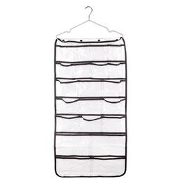 Storage Bags 42 Pockets Hanging Holder Closet Tidy Organiser Wardrobe Door Rack340k