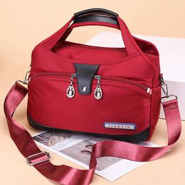 Evening Bags 2024 Fashion Oxford Cloth Large Capacity Shoulder Bag Ladies Casual Light Outdoor Travel Handbag